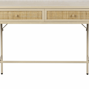 Amaya, Konsolbord, Lysgrå, Træ (L: 40 x H: 76 x B: 120 cm.)