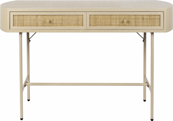 Amaya, Konsolbord, Lysgrå, Træ (L: 40 x H: 76 x B: 120 cm.)