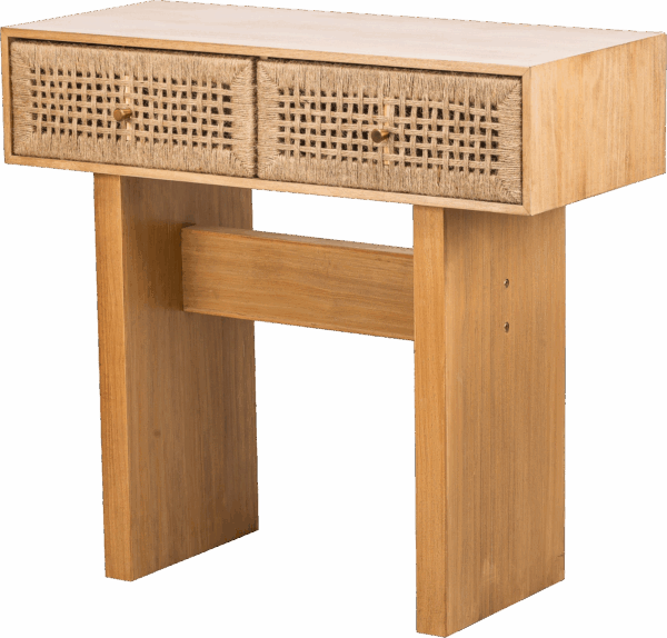 Limeira, Konsolbord, Brun, Reb (H: 77 x B: 84 cm.)