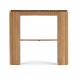 KAVE HOME Licia konsolbord, m. 1 hylde og 1 skuffe - natur mangotræ (120x35)