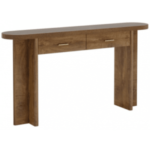 Konsolbord med skuffer i MDF 160 x 30 cm - Brun