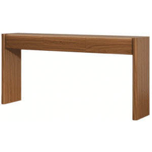 Konsolbord i MDF 180 x 29,5 cm - Naturbrun
